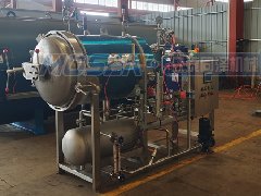 全自動(dòng)電加熱玻璃瓶噴淋式殺菌鍋