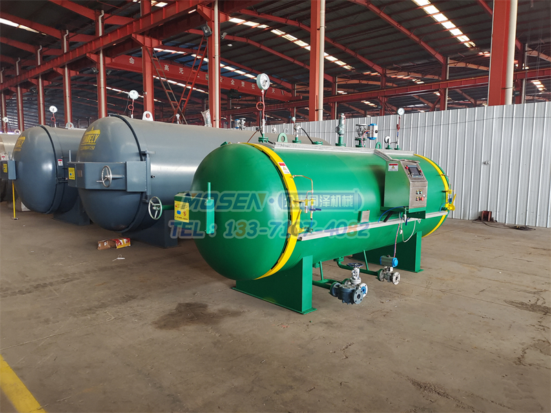 雙開(kāi)門(mén)蒸汽直接加熱硫化罐
